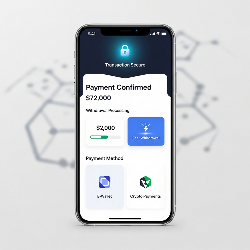 To illustrate the secure and reliable mobile betting experience, emphasizing technology, security features, and fast payment processing as highlighted in the article.