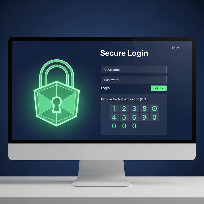 stolen-winnings-security-breach-phone Visualizing the immediate action of securing accounts with two-factor authentication.