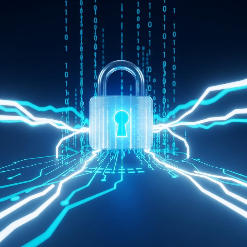 BLOG Untuk menggambarkan konsep perlindungan data termaju dan penyulitan SSL 256-bit yang disebut dalam artikel.