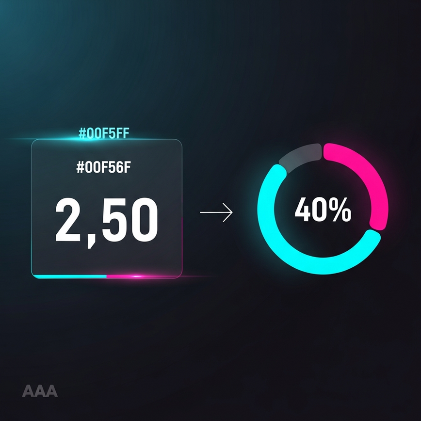 An infographic-style image to help readers understand the calculation of implied probability, visually connecting a decimal odd to its percentage value.