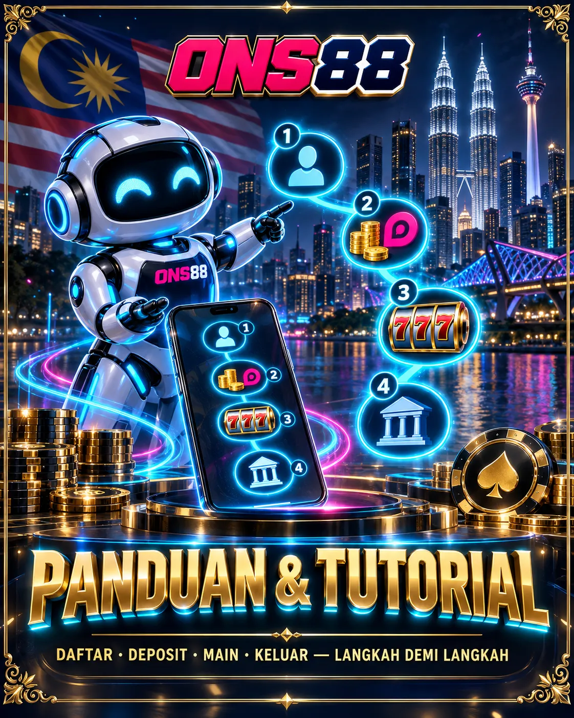 Panduan & Tutorial | ONS88 Malaysia ONS88 Panduan & Tutorial — daftar, deposit, main, keluar langkah demi langkah